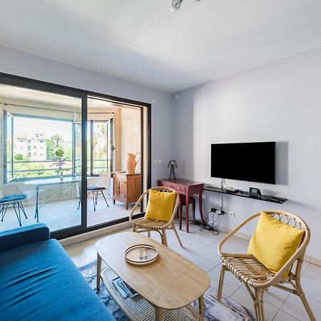 Beau Studio Veranda A Deux Pas De La Mer - Parking Inclus Juan-les-Pins Exterior photo